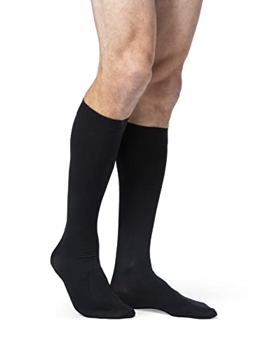 SIGVARIS Men’s DYNAVEN Closed Toe Calf-High Socks 20-30mmHg