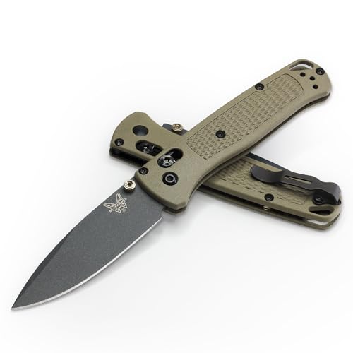 Benchmade - Bugout 535 EDC Knife with Ranger Green Grivory Handle (535GRY-1)