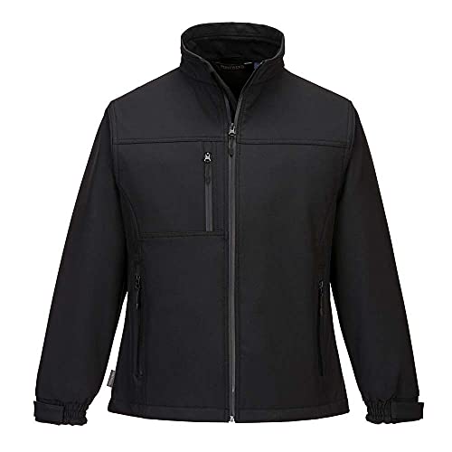 Portwest Workwear Mens Charlotte Softshell Jacket Black XSmall