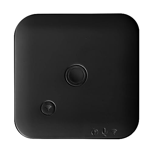 Skywin Cordless Phone Call Recorder Compatible with iPhone - Digital Voice Recorder Attaches to Your Cell Phones to Easily Record Your Calls, Magnetic Recording Device (Black)