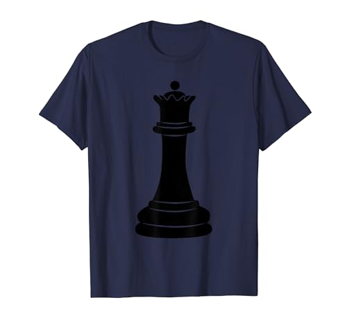 Silhouette Queen Chess Piece Master Checkmate Board Player T-Shirt