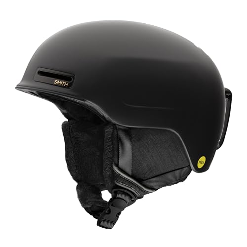 SMITH Allure MIPS Snow Helmet in Matte Black Pearl, Size Small