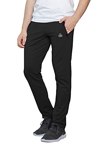 SCR SPORTSWEAR Mens Sweatpants for Tall 33/36 Long Inseam (as1, Waist_Inseam, Numeric_30, Numeric_33, Regular, Tall, Black, Tapered)