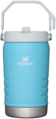 Stanley IceFlow Stainless Steel Jug with Straw - Vacuum Insulated Water Bottle for Home, Office or Car Reusable Cup Leakproof Flip Cold 12 Hours Iced 2 Days (Pool)