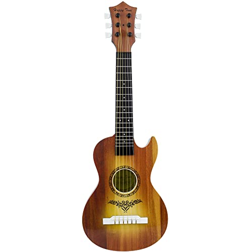 Liberty Imports 23' Acoustic Guitar, Kids 6 String Toy Guitar - Realistic Steel Strings - Beginner Practice First Musical Instrument for Children, Toddlers (Brown)