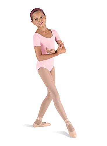 Bloch Dance Girls Ballet Short Sleeve Leotard, Candy Pink, Size 12
