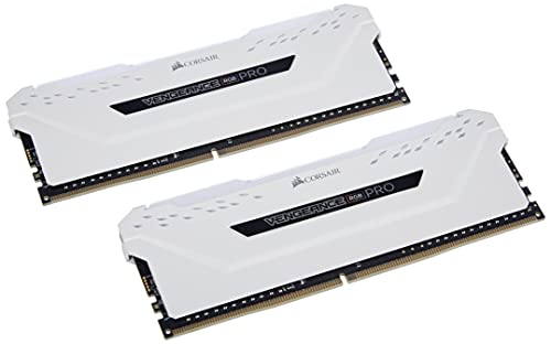 Corsair Vengeance RGB Pro 16GB (2x8GB) DDR4 3600 (PC4-28800) C18 Desktop memory – White