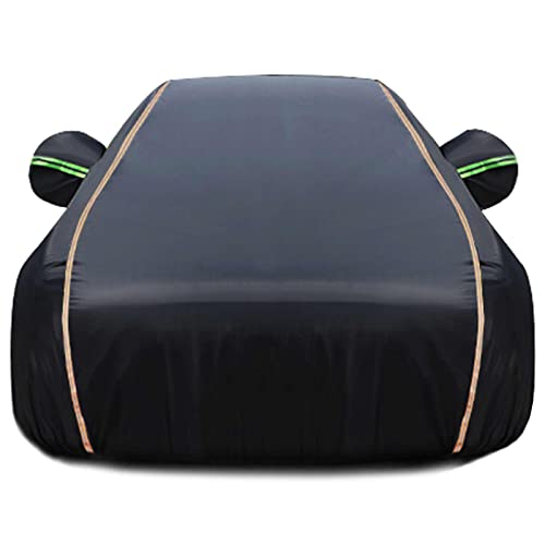 Custom Car Cover Compatible with Citroen Berlingo Bx Ds3 Ds4 Ds5 Plus Velvet Waterproof Dust-Proof Full Car Cover Protect Car Paint Available All Season (Color : Black, Size : Berlingo)