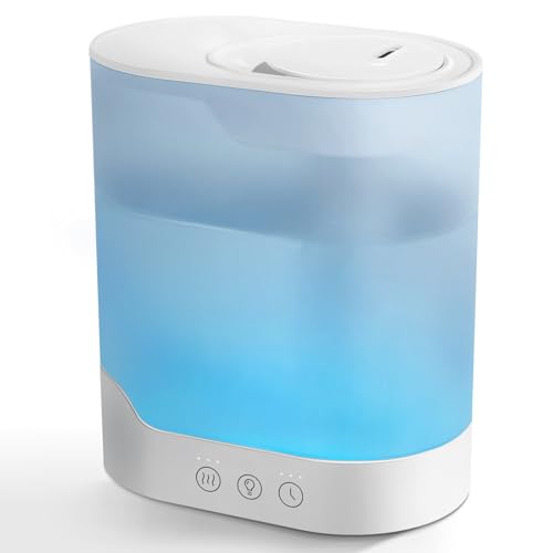 YOGIN humidifiers for Bedroom, 3L Ultrasonic Cool Mist Humidifiers for Home Baby NTop Fill Smart Air Humidifier Runs for up to 40 Hours