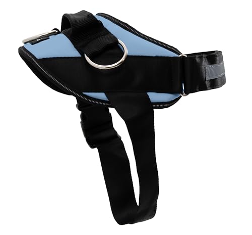 ShawnCo Essential Dog Harness, No-Pull Pet Vest with 3 Leash Clips, No Choke, Reflective, Adjustable and Padded, for Easy Walking and Training for Small, Medium and Large Dogs (Moonglow, M)