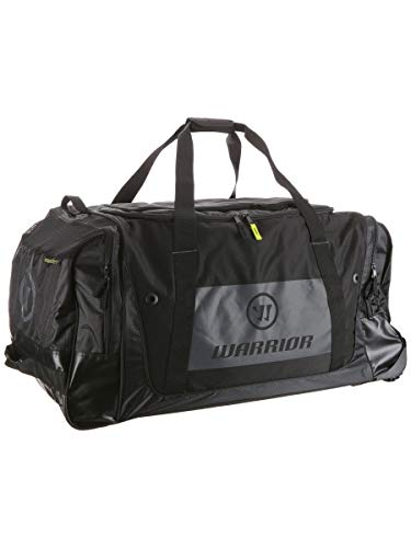 WARRIOR Q10 Wheel Hockey Bag, Black/Grey, Senior 37'