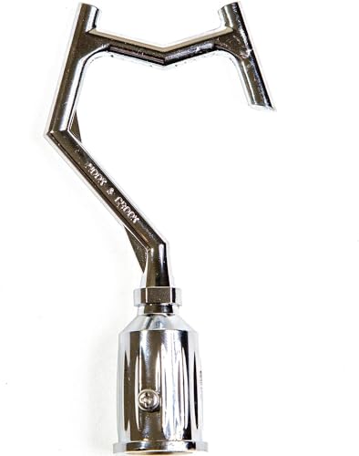 DOCAZOO DocaPole Big-Reach Pole Hook Attachment for Extension Pole | Telescopic Pole Hook | Christmas Lights Hanging Pole | Retrieval Hook | Boat Hook (Pole NOT Included)