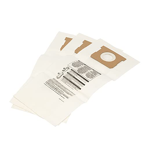 Shop-Vac 9193200, Disposable Filter Bags, For Wall Mount and HangUp Vacuums, Fits Standard 5 Gallon Tanks, (3-Pack)