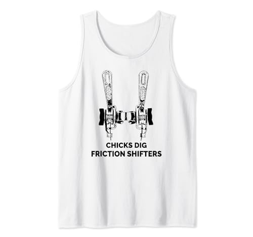 Chicks Dig Friction Shifters Cycling Tank Top
