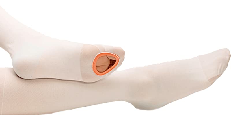 Carolon CAP Anti-Embolism Support Knee High DVT Ted Stockings, 18mmHg Light Compression Latex FREE - Regular Length - 3 Pairs