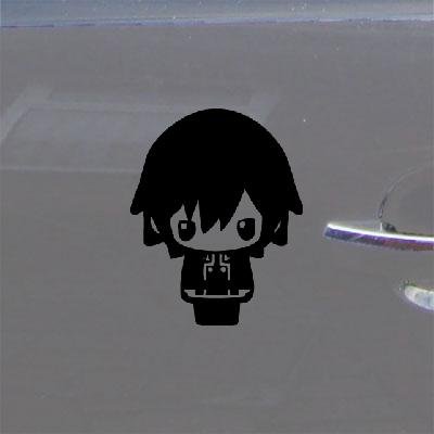 reprowiwi CAR Notebook CAR Home Decor Adhesive Vinyl Black Bike Wall Art Decal Sticker Wall Helmet Decor Code Geass Decoration Lelouch C.C. Zero