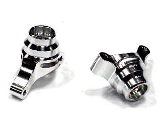 Integy RC Model T7648SILVER Billet Machined Alloy Rear Hub Carriers for AE SC18