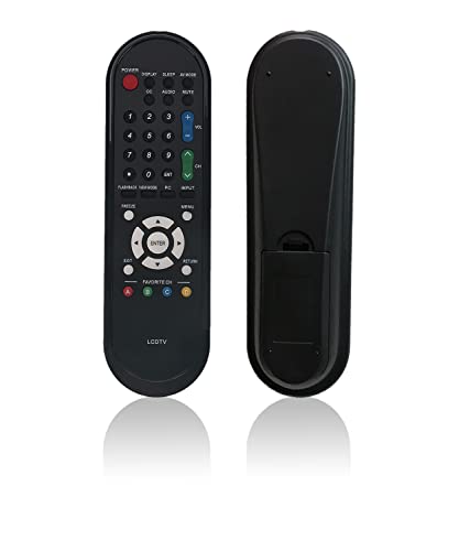 JISOWA Replacement Remote Control Universal for Sharp LC-19SB14U GA603WJSA LC-60LE550U GA626WJSA LC-70LE600U GA667WJSA RRMCGA667WJSA LC-19D44U LC-C4067U LC-C52700U LC-C52700U Aquos LCD LED HD TV