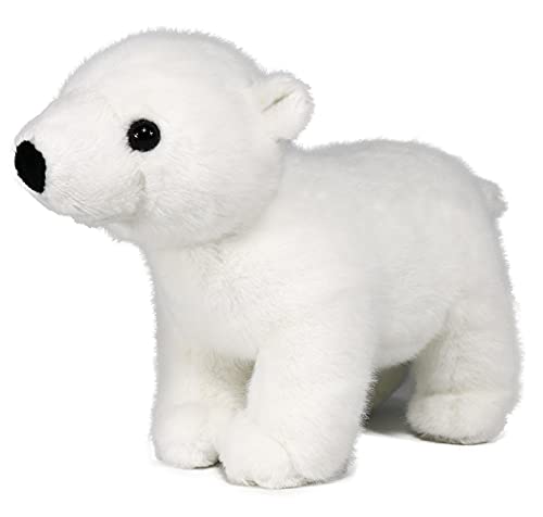 Ice King Bear Lifelike Baby Polar Bear Stuffed Animal - Plush Toy - 9 Inches Length