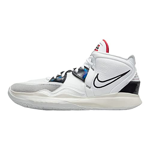 Nike mens Kyrie Infinity Basketball Shoe, White/Black/University Red/Photon Dust, 9.5
