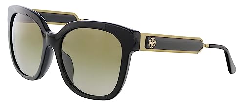 Tory Burch TY7161U Women's Sunglasses Black/Smoke Gradient 56
