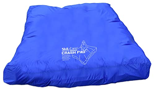 Skil-Care Crash Pad 5' x 5', Durable and Safe Landing Pad for Schools, Home, Play, Sports, Reading, Therapy, and Sensory Integration, Blue, 914752