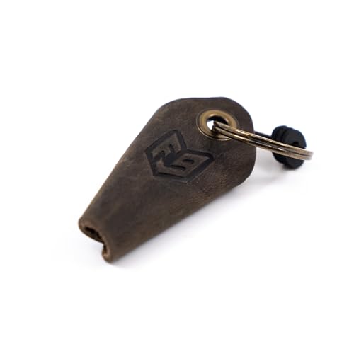 FortNine Premium Full Grain Leather Keychain Wrap
