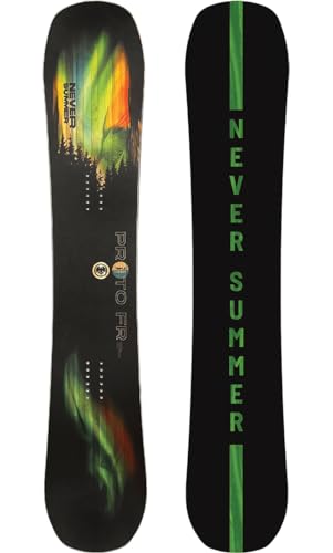 Never Summer Proto FR Men's All Mountain Snowboard, 161cm Wide