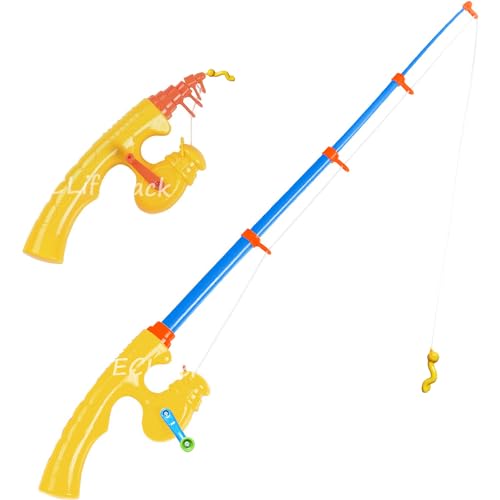 CozyBomB Magnetic Fishing Toy Pole 2 Pack for Replacement - No Fishes are Included - Bathtime Carnival Toddler Education Teaching - Fishing Poles Rod (X-Large)