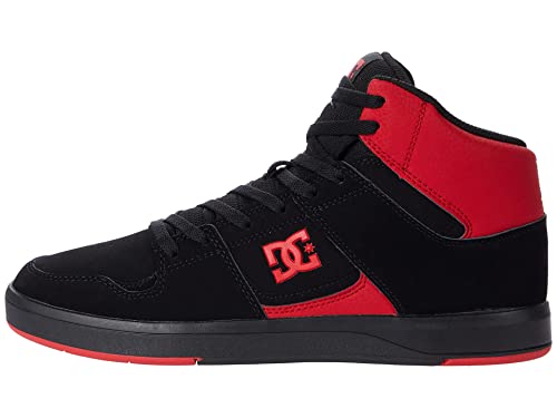 DC Cure Casual High-Top Skate Shoes Sneakers Black/Black/Red 11.5 D (M)