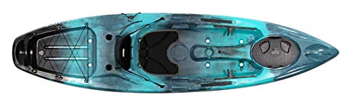 Perception Pescador 10 | Sit on Top Fishing Kayak with Front Storage Well | Large Rear Storage and Dual Rod Holders | 10' 6' | Dapper