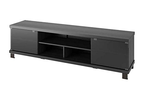 Sonax Holland Extra Wide TV/Component Bench, 70.75', Ravenswood Black