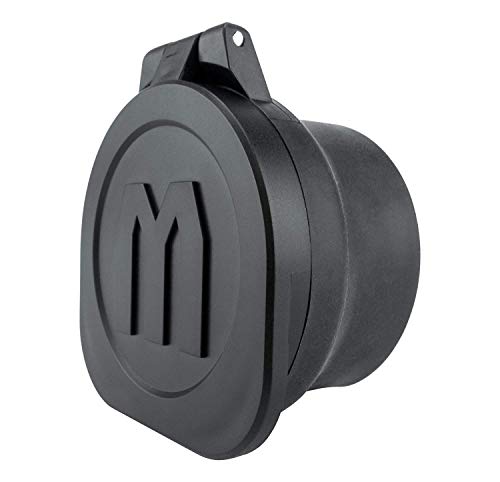 Monstrum Rubberized Flip-Up Rifle Scope Lens Covers (Objective Bell | 37-42 mm/1.5-1.7 inch Diameter)