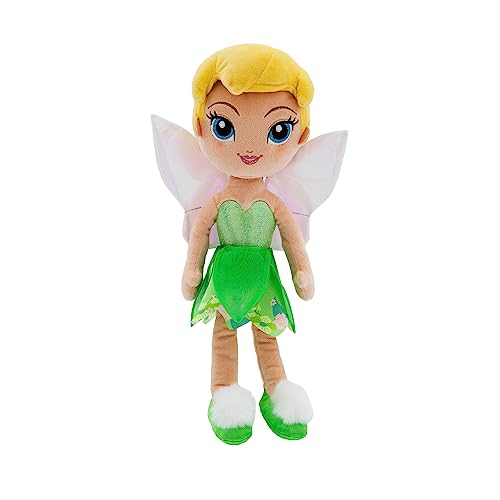 Disney Store Official Peter Pan 15-Inch Tinker Bell Plush Doll - Authentic & Soft Fairy Design - Ideal Collectible & Gift for Fans & Kids of All Ages