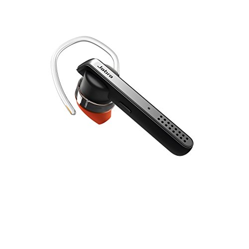 Jabra Talk 45 Bluetooth Headset for High Definition Hands-Free Calls with Dual Mic Noise Cancellation, 1-Touch Voice Activation and Streaming Multimedia (Renewed)
