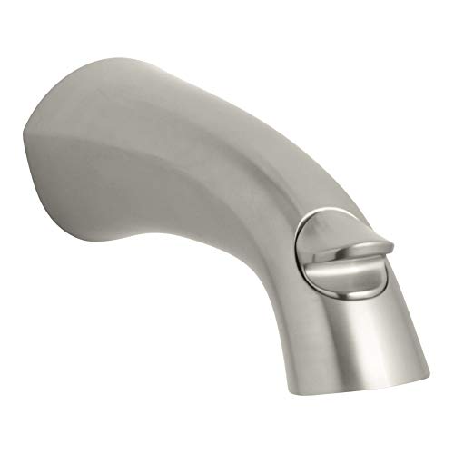 KOHLER 45131-BN Alteo Wall-Mount Diverter NPT Connection, 6-1/2-Inch Bath Spout, Brushed Nickel
