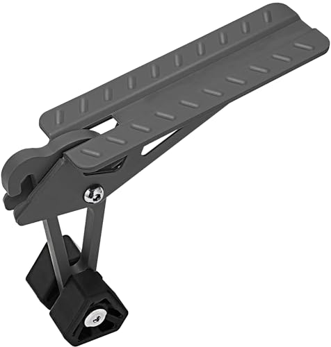 TOOENJOY Universal Fit Car Door Step, Foldable Roof Rack Door Step Up on Door Latch, Both Feet Stand Pedal Ladder, Easy Access to Rooftop for Most Car, SUV, Truck, Max Load 400 lbs (Grey)