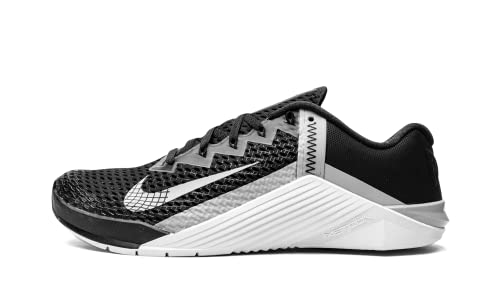 Nike Men's Metcon 6 Shoe, Black/Light Smoke Grey-White, 9