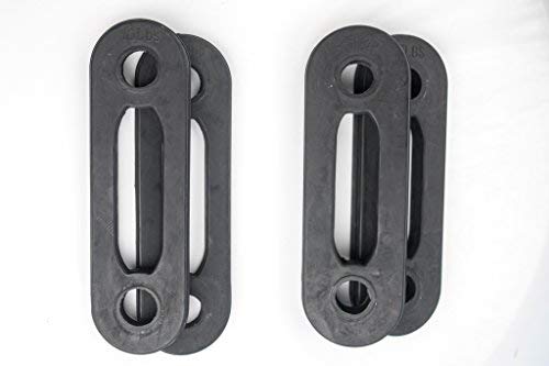 Yaphy Replacement Band Set for Body by Jake Machines- 70lb Total Weight- 2 Pairs (2) 25lb Bands + (2) 10lb Band