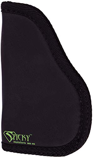 Sticky Holsters Concealed Carry Holster for Men and Women - MD-4-GEN1 Modified for Sub-Compact Medium Frame Semi Autos with up to 3.8' Barrel and Rail-Mounted Laser - for Left/Right-Hand Draw