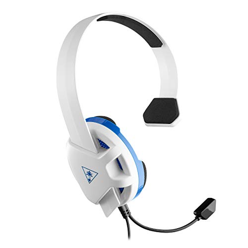 Turtle Beach Recon Chat PlayStation Headset – PS5, PS4, Xbox Series X, Xbox Series S, Xbox One, Nintendo Switch, Mobile, & PC with 3.5mm – Glasses Friendly, High-Sensitivity Mic - White
