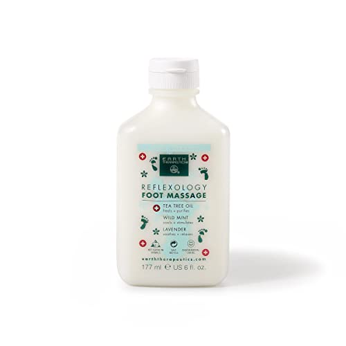 Earth Therapeutics Reflexology Foot Massage Lotion – Remove Calluses and Treat Your Dry Feet- Intense Moisturizing – Great for Therapeutic Foot Reflexology Massages