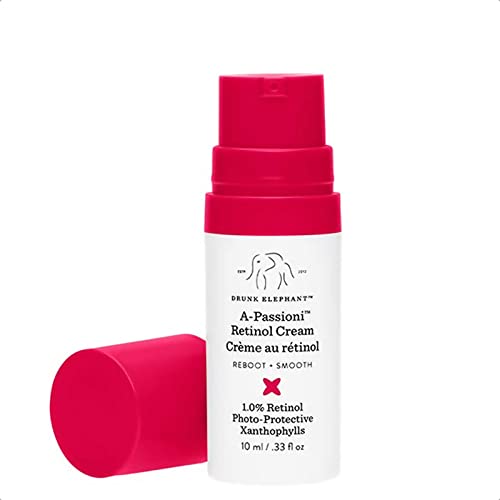 Drunk Elephant A-Passioni Retinol Anti-Wrinkle Cream. Brightening, Restorative and Vegan Face Cream with Vitamin F (10 mL / 0.33 Fl Oz) (Midi)