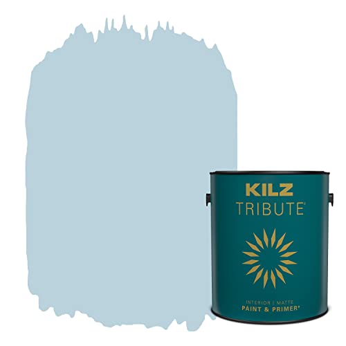 KILZ TRIBUTE Paint & Primer, Interior, Matte, Sea Balm, 1 Gallon