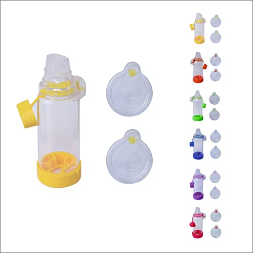 Ramixi Spacer for Adult and Kids 2 Masks (2 Masks/Yellow/Kids)