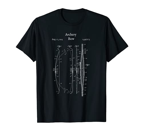 Vintage Archery Bow T-Shirt - Recurve Bow Arrow Tee