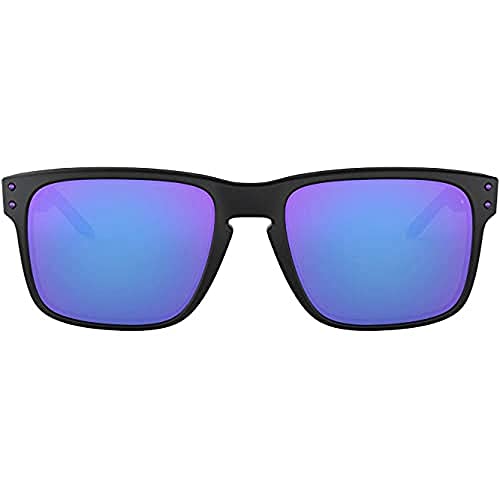 Oakley Holbrook Sunglasses, Matte Black/Violet Iridium, One Size