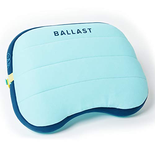 Ballast Beach Pillow – Inflatable Beach Pillow, Camping Pillow, Pool Pillow, Ultra Soft and Durable Pillow That Won’t Blow Away on Windy Beaches (Island Paradise)