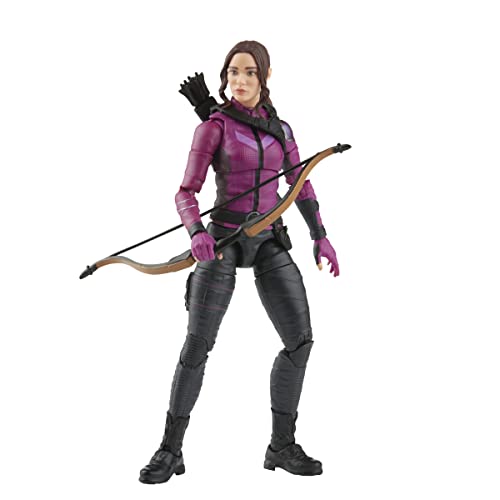Marvel Legends Series MCU Disney Plus Kate Bishop Hawkeye Series Action Figure 6-inch Collectible Toy, 3 Accessories, 1 Build-A-Figure Part
