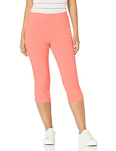 Briggs New York Pull On Capri with L Pocket, Flamingo Pink, 14